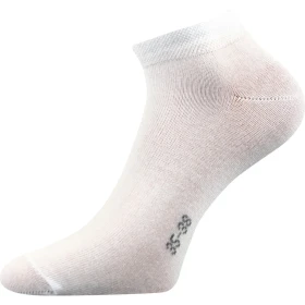 BOMA Ponožky nízké jednobarevné HOHO 3pack BÍLÉ (3 páry) 43-46 114973