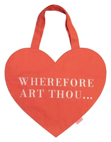 Bavlněná taška s výšivkou - Romeo a Jůlie