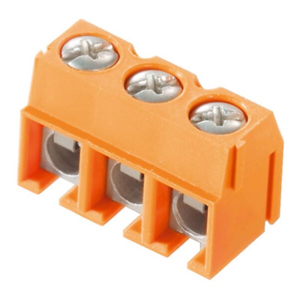 Weidmüller 1234550000 šroubová svorkovnice 2.5 mm² Pólů 4 oranžová 100 ks