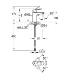 GROHE - BauLoop Umyvadlová baterie, chrom 23337000