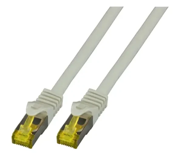 EFB šedá / Patch kabel / Cat6A S/FTP / 1,5 m / RJ-45 / LSZH (MK7001.1,5G)