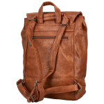 Trendy dámský koženkový kabelko-batoh Vexen, hnědý