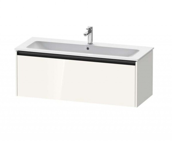 DURAVIT - Ketho.2 Umyvadlová skříňka 44x121x48 cm, 1 zásuvka, lesklá bílá K25065022220000