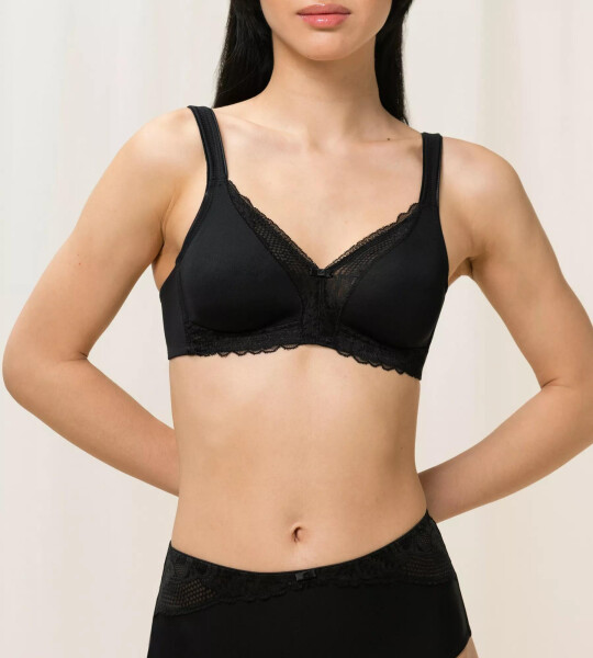 Podprsenka Modern Lace+Cotton N černá - Triumph BLACK 75C