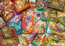 Trefl - Puzzle - Premium Plus Tea Time: Scrapbooking