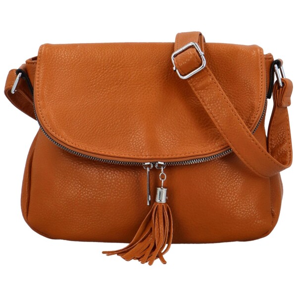 Stylová dámská crossbody kabelka Uljana, hnědá