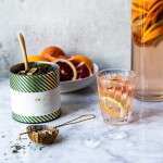 Nicolas Vahé Zelený čaj s fíky a citronem 100 g, zlatá barva