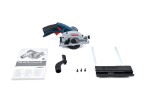 BOSCH GKS 12V-26 - bez aku / Aku kotoučová pila / 12V / 1400 ot-min / průměr 85mm / hl. řezu 26.5mm / bez aku (06016A1001)