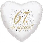 67. narozeniny balónek srdce Balonky.cz 67. narozeniny balónek srdce Balonky.cz