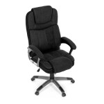 Kancelářské křeslo, houpací mechanismus, černá látka, KA-C715 BK2