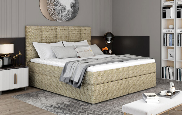 Boxspring Glossy Rozměr: 145 x 210 cm, látka: Berlin 03