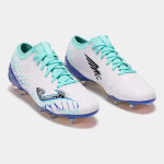 Pánské kopačky Joma GOL 2472 FG White Turquoise Velikost bot: 41