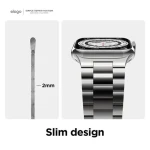 Elago Metal Band stříbrná / Řemínek pro Apple Watch / 40/41/42 mm (EAW-MTBAND41-SL)