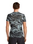 ICEBREAKER Mens Mer 125 Cool-Lite Speed SS T MotionAOP, Flint Blue/Black/Aop (vzorek) velikost: M