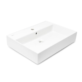 Umyvadlo SAT Infinitio 60,5x46,5 cm otvor pro baterii uprostřed SATINF6046 SATINF6046