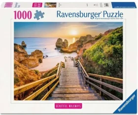 RAVENSBURGER Puzzle Dřevěné schody k Praiu do Camillo
