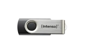 Intenso Basic Line 64GB stříbrno-černá / Flash disk / USB 2.0 / čtení 28 MB/s / zápis 6,5 MB/s (3503490)