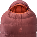 Péřový spacák Deuter Astro Pro 800 Redwood-paprika