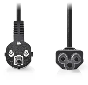 Nedis napájecí kabel Typ F(M) - IEC-320-C5(F) trojlístek černá / Napájecí kabel / 10A / 5m (CEGL10100BK50)