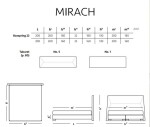 Materasso Jednolůžko čalouněné MIRACH - bočnice ROZMĚR: 120 x 200 cm