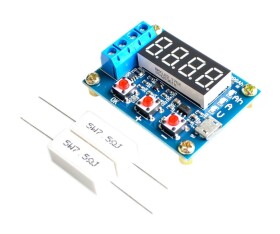 ZB2L3 – tester kapacity Li-ion baterií včetně 2× výkonového rezistoru 5W 7.5Ω