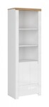 ARTEN (NANO Systems s.r.o.) Otevřený regál VIGO-1D1S (Bílý lesk) OTEVRENY-REGAL-VIGO-1D1S