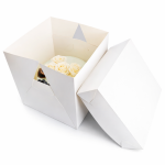 Cake star dortová krabice JOY bílá nepromastitelná 30x30x30cm