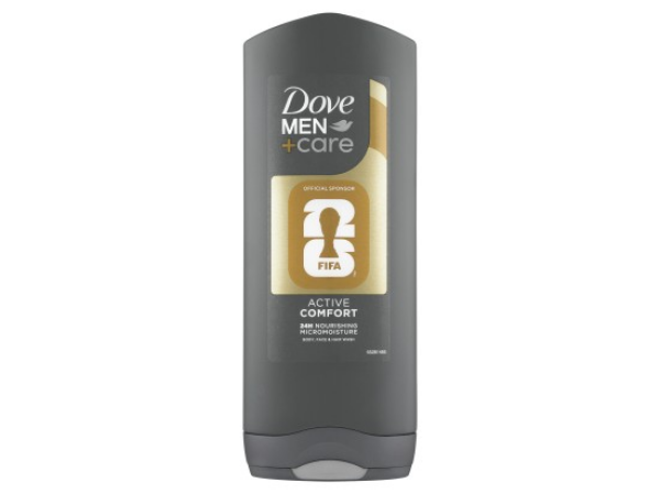 Dove Men+Care Active Comfort FIFA sprchový gel 400 ml