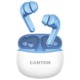 CANYON TWS-5 modrá / sluchátka s mikrofonem / BT 5.3 / pouzdro 500mAh (CNS-TWS5BL)