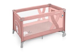 Cestovní postýlka Baby Design Simple - 08 pink