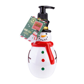 Mýdlo na ruce WINTER CLASSICS SNOWMAN s pumpičkou