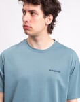 Tričko Patagonia M's Capilene® Cool Daily Shirt - Boardshort Logo Blue Sage - Light Blue Sage X-Dye