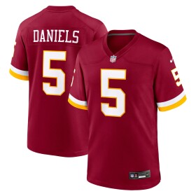 Nike Pánský dres Washington Commanders NFL Jayden Daniels #5 2026 Game Velikost: XL