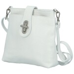 Dámská kožená crossbody kabelka Lara sweet, bílá