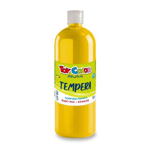 Toy Color Temperová barva Ready Tempera 1000ml - žlutá