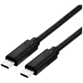 Value USB kabel USB 4.0 USB-C ® zástrčka, USB-C ® zástrčka 1.00 m černá stíněný 11.99.9082