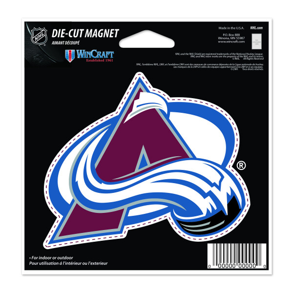 Wincraft Magnet Colorado Avalanche NHL Die Cut Magnet