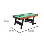Mamido Skládací kulečníkový stůl 6FT s MDF konstrukcí 182 × 96 cm