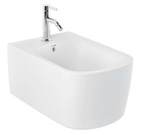 KLUDI - Resa S Závěsný bidet, otvor pro baterii, matná bílá 27BIW0153