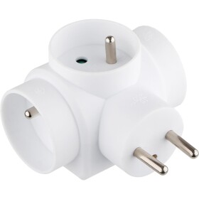 STREND PRO 215718 Zásuvka rozbočovací, 3x kulatá, max. 16A