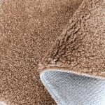 DumDekorace Shaggy koberec s vysokým vlasem světle hnědý Šířka: 120 cm | Délka: 170 cm