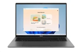 ASUS Vivobook S16 šedá / 16" WUXGA / Intel Core Ultra 5 225H 1.7GHz / 16GB / 512GB SSD / Intel Iris X / W11H (S3607CA-RP001W)