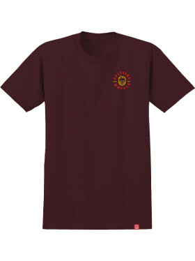 Spitfire BIGHEAD CLASSIC MAROON RED YELLOW Prints pánské tričko krátkým rukávem