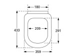 VILLEROY & BOCH - Subway 2.0 WC sedátko bez poklopu, alpská bílá 9M746101