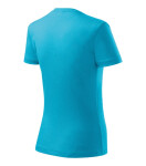 Basic tričko dámské tyrkysová 2XL