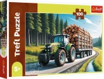 TREFL Puzzle Lesní traktor