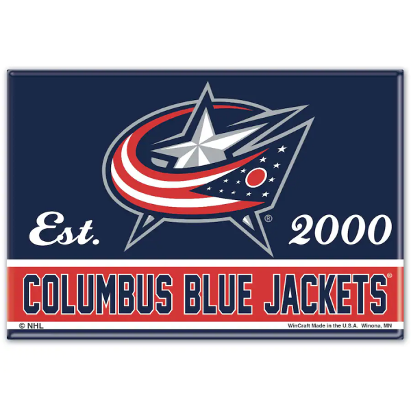 Wincraft Magnetka na Lednici Columbus Blue Jackets NHL