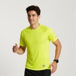 Triko RUNNING DRY-TECH žlutá fluo PAYPER pánské sportovní