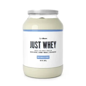 Just Whey Grass-Fed Protein – GymBeam (bílá čokoláda kokos, 2000 g) (28324-8-2000g-white-chocolate-coconut)