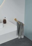 IDEAL STANDARD - IOM Držák ručníků, otočný, délka 37 cm, kartáčované zlato A9131A2